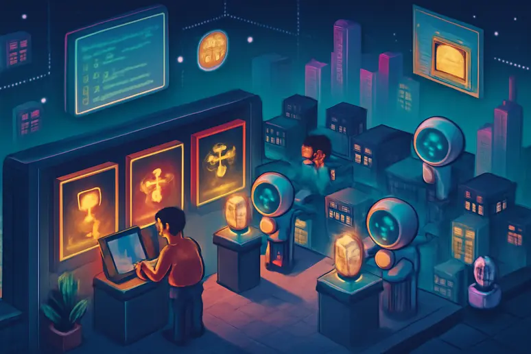 Isometric Pixel Art: อนาคตศิลปะพิกเซล x AI และ NFT